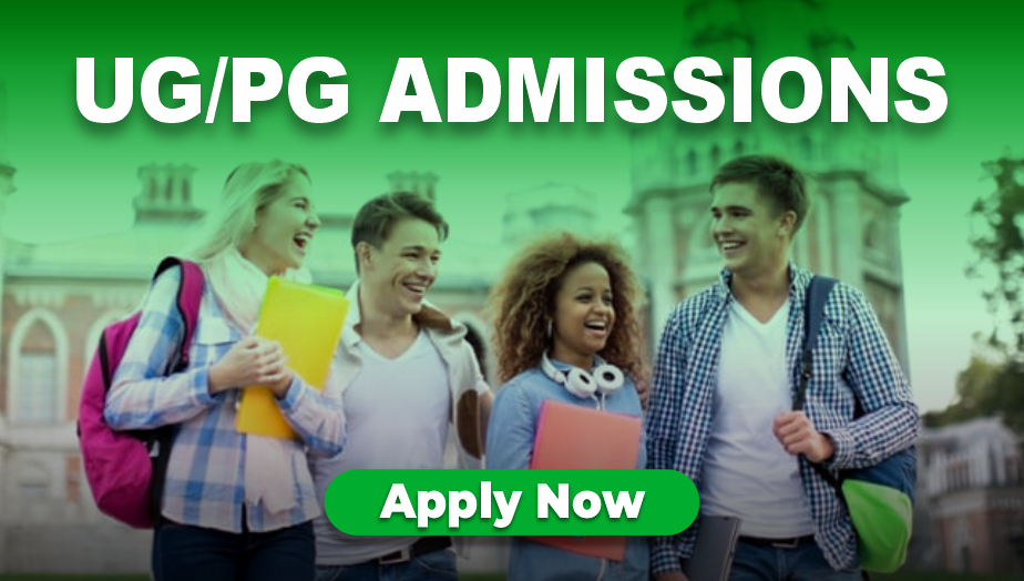 UG PG Admissions form header